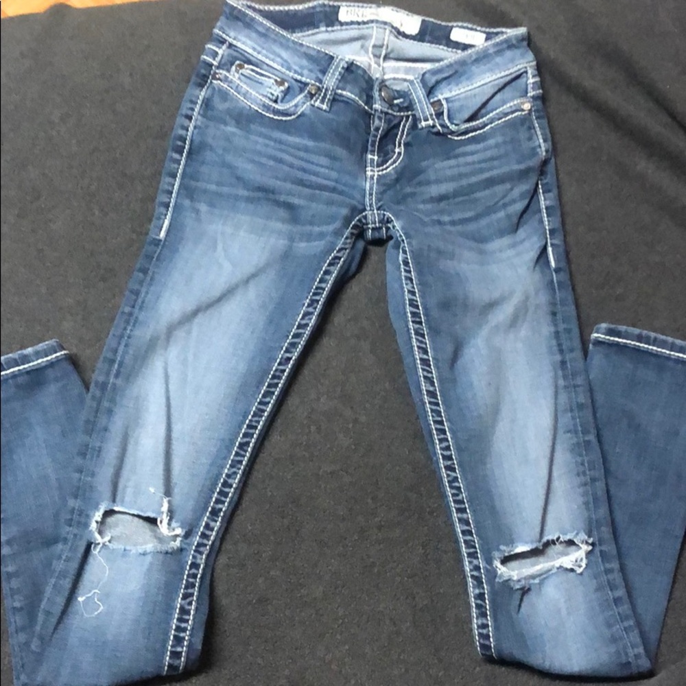 BKE Stella Distressed Skinny Jeans